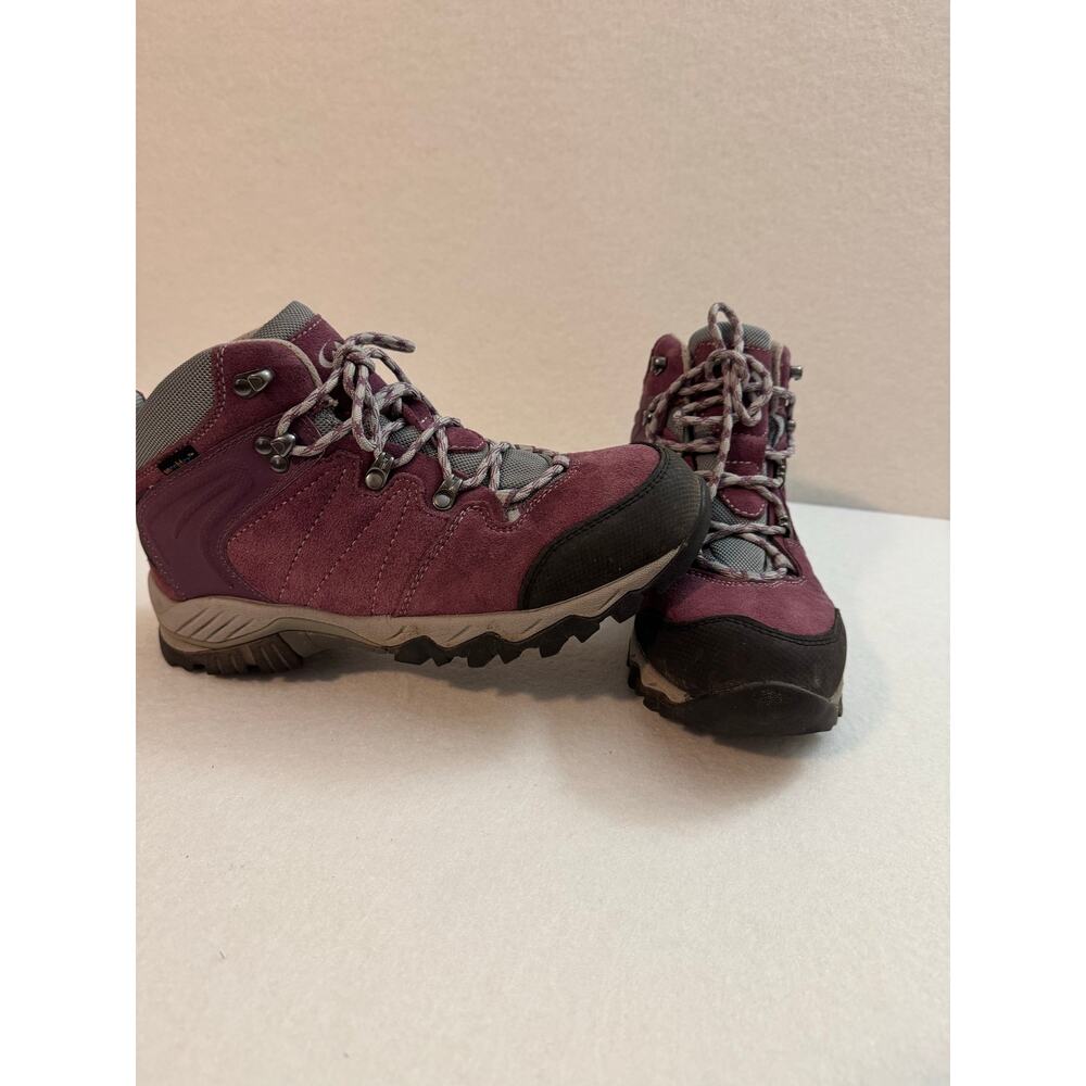 Clorts Women US 9 UK 40 Waterproof Hiking Camping Boot Outdoor Traction Purple